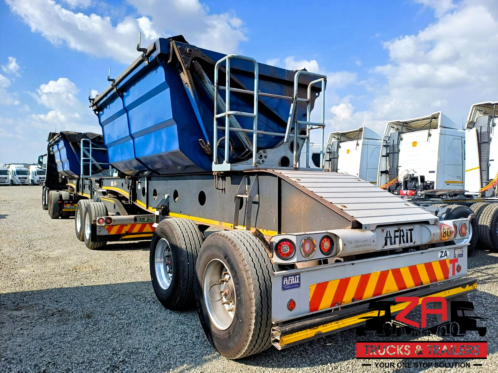 2021 AFRIT 18 CUBE SIDE TIPPER TRAILER #53294